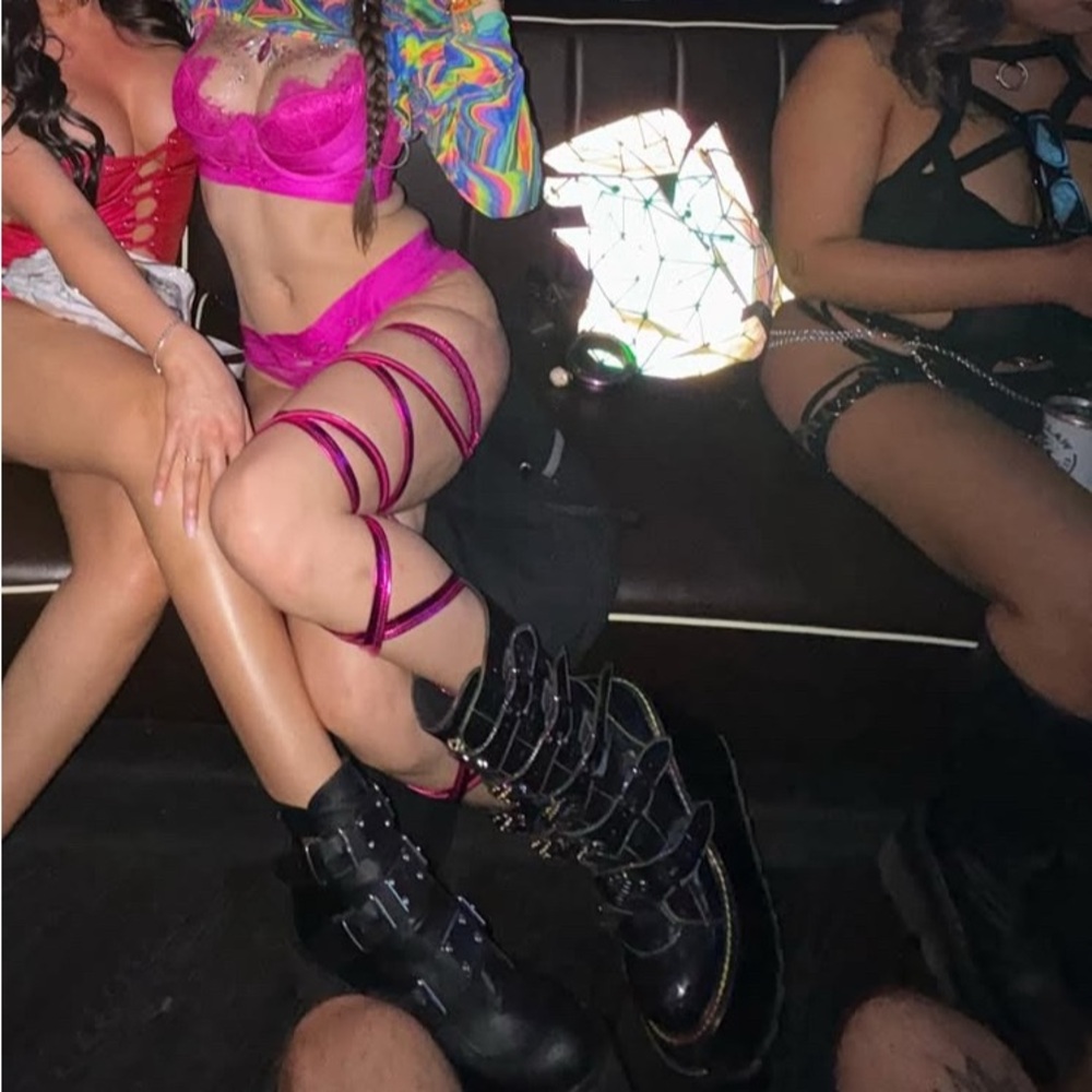 Honey Birdette Magenta suit